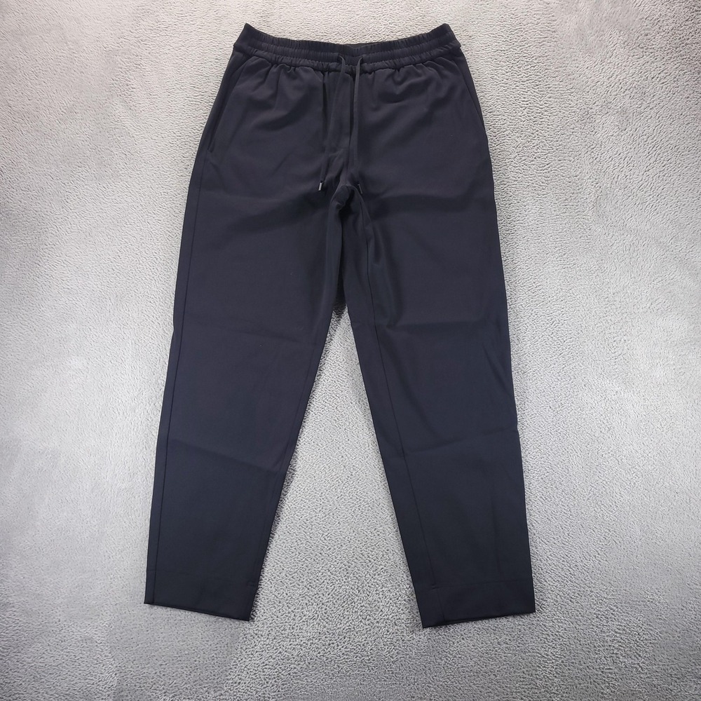 Lululemon Pants Womens S Black Tapered Mid Rise Pant Cropped Luxtreme